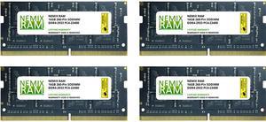 64GB Kit 4x16GB DDR4-2933 PC4-23400 SO-DIMM Laptop Memory by Nemix Ram