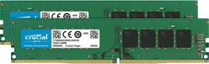 Crucial 16GB 2x 8GB DDR4 2400 MHz PC RAM 288pin DIMM Memory Kit CT2K8G4DFS824A