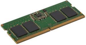 HP 8GB DDR5 SDRAM Memory Module - For Notebook, Workstation, Desktop PC - 8 GB (1 x 8GB) - DDR5-4800/PC5-38400 DDR5 SDRAM - 4800 MHz - Non-ECC - Unbuffered - 260-pin - SoDIMM