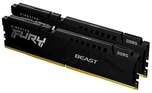 Kingston FURY Beast 32GB (2 x 16GB) DDR5 6000 (PC5 48000) Memory (Desktop Memory) Model KF560C36BBE2K2-32 Kingston FURY Beast 32GB (2 x 16GB) DDR5 6000 (PC5 48000) Memory (Desktop Memory) Model KF560C36BBE2K2-32