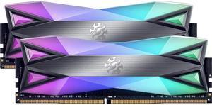 XPG SPECTRIX D60G RGB Desktop Memory Series: 16GB (2x8GB) DDR4 3600MHz CL18 GREY