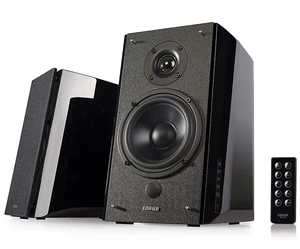 Edifier R2000DB Powered Bluetooth Bookshelf Speakers - Near-Field Studio Monitors - Optical Input - 5 inch Subwoofer - 120 Watts RMS - Black Edifier R2000DB Powered Bluetooth Bookshelf Speakers - Near-Field Studio Monitors - Optical Input - 5 inch Subwoofer - 120 Watts RMS - Black