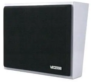 Valcom VIP-410A-IC IP Metal Wall Speaker - One-Way - Gray with Black Grille