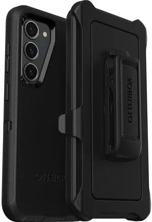 OtterBox Defender Series Case and Holster for Samsung Galaxy S23 - Black