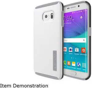 Incipio Samsung Galaxy S6 Edge Dual PRO Shine Case - White / Light Grey