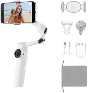Insta360 Flow 2, Pro Creator Bundle, Summit White Insta360 Flow 2, Pro Creator Bundle, Summit White