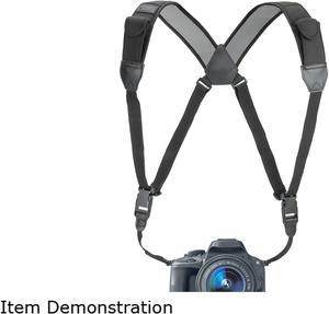 TrueSHOT DSLR Camera Chest Harness Strap Kit with Comfort Padding and Quick Release System - Works With Fujifilm X-T1 IR, X-T10,  X-A2, FinePix S9800 and More Cameras