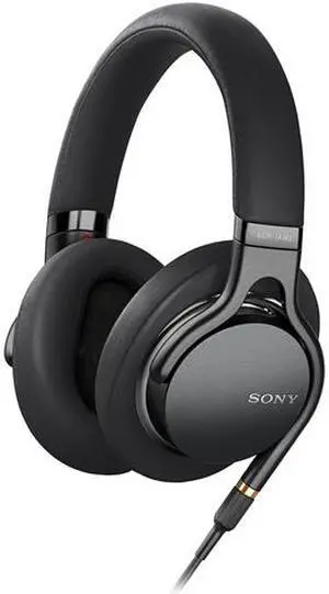 Sony MDR1AM2B Wired High-Resolution Audio Over-Ear Headphones with Built-In Remote and Microphone (Black)