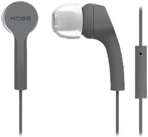 Koss In-Earbud w/ Mic Grey (KEB9IGRY)