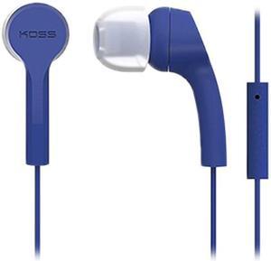 Koss In-Earbud w/ Microphone - Blue (KEB9IB)