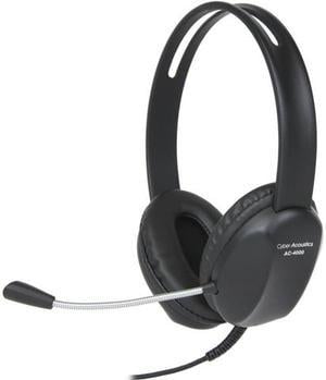 CYBER ACOUSTICS AC-4000 STEREO HEADSET W/ SINGLE 3.5MM