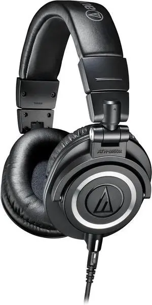 Audio-Technica ATH-M50X Professional Studio Monitor Headphones, Black, Professional Grade, Critically Acclaimed, with Detachable Cable Audio-Technica ATH-M50X Professional Studio Monitor Headphones, Black, Professional Grade, Critically Acclaimed, with Detachable Cable