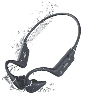 NANK Runner Diver2 Pro Open-Ear Sport Wireless Bluetooth Swimming Headphones, IP69 Waterproof Bone Conduction with 32GB Memory and Built-in Mic, Noise-Canceling, 10-Hour Battery Life - Grey NANK Runner Diver2 Pro Open-Ear Sport Wireless Bluetooth Swimming Headphones, IP69 Waterproof Bone Conduction with 32GB Memory and Built-in Mic, Noise-Canceling, 10-Hour Battery Life - Grey