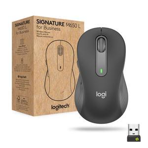 thumbnail image 2 of Logitech Signature M650 L Wireless Mouse - Full Size For Large Hands, Silent Clicks, 2-Year Battery, Bluetooth 2 of 5