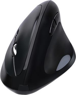 ADESSO IMOUSEE30 ADESSO 2.4GHZ RF WIRELESS  VERTICAL ERGONOMIC MOUSE WITH PROGRAMMABLE DRIVER TO