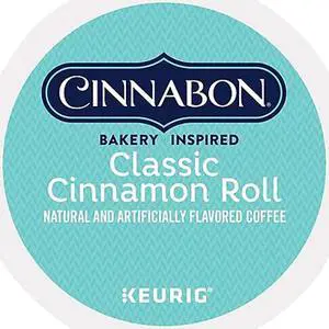 Cinnabon Classic Cinnamon Roll Coffee K-Cups, 24/Box