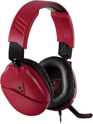 Turtle Beach Recon 70 Gaming Headset for Xbox Series XS Xbox One PS5 PS4 Nintendo Switch  PC  Midnight Red  Black