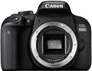 Canon EOS 800D Digital SLR Camera Black (International Model No Warranty)