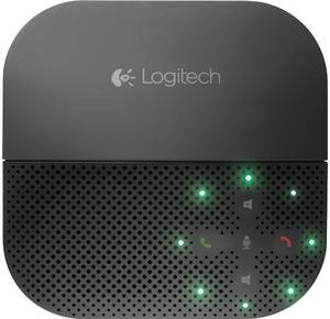 Logitech - 980-000741 - Logitech P710e Mobile Speakerphone - USB - Headphone - Black - 1 Pack