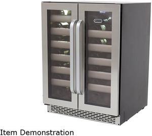 Whynter Elite 40 Bottle Dual Zone Built-in Wine Refrigerator