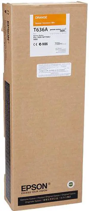 Original Epson T636A00 Orange 220ml UltraChrome Ink