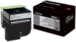 Lexmark Unison 700X1 Toner Cartridge - Black