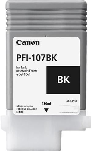 Canon PFI-107B Ink Cartridge - Black PFI-107BK  Black Ink 130ml