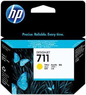 HP 711 29-ml Yellow DesignJet Ink Cartridge, CZ132A