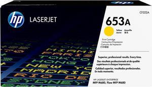 HP 653A Yellow Original LaserJet Toner Cartridge, ~16,500 pages, CF322A