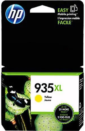 HP 935XL High Yield Ink Cartridge - Yellow