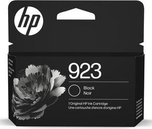 HP 923 Black Original Ink Cartridge, Average cartridge yields 500 standard