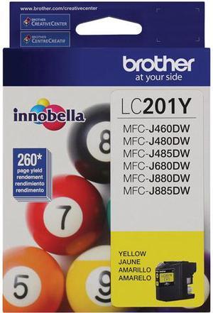 Brother Yellow Ink Cartridge (260 Yield) LC201Y