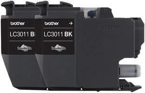 Brother INK CARTRIDGE BLACK 2PKS