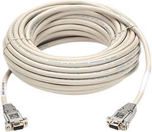 DB9 Serial Null-Modem Cable, DB9 Female/DB9 Female, 10-ft. (3.0-m)