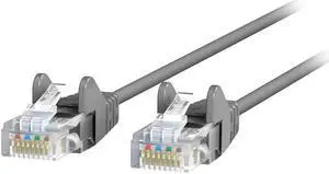 BELKIN CAT6 SLIM 28AWG CABLE -GRAY -6FT