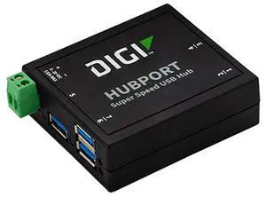 Digi Hubport 7 - 6-30VDC powered USB 3.1 hub - extended temp -40C to 70C - industrial grade enclosure - 301-3010-71 Digi Hubport 7 - 6-30VDC powered USB 3.1 hub - extended temp -40C to 70C - industrial grade enclosure - 301-3010-71