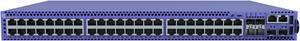 ExtremeSwitching 5420M-448 10/100/1000BASET FDX/HDX 802.3bt 90W PoE 2 stacking/SFP-DD 4 10/25G unpopulated SFP28 MACsec capable includes fan module 2 unpopulated modular PSU slots.