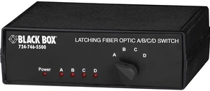 FIBER OPTIC A/B/C/D DESKTOP SWITCH - LATCHING, ST MULTIMODE, GSA, TAA, 45 DAY ST FIBER OPTIC A/B/C/D DESKTOP SWITCH - LATCHING, ST MULTIMODE, GSA, TAA, 45 DAY ST