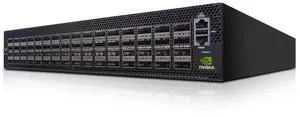 NVIDIA Spectrum-3 based 100GbE 2U Open Ethernet switch with Cumulus Linux, 64 QSFP28 ports, 2 power supplies (AC), x86 CPU, standard depth, P2C airflow, rail kit | MSN4600-CS2FC