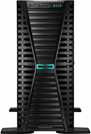 HPE ProLiant ML110 G11 4.5U Tower Server - 1x Intel Xeon Bronze (3408U 1.80 GHz) - 16GB RAM - Intel C741 Chip - Gigabit Ethernet - 4x LFF Bay - 500W  P55533-001