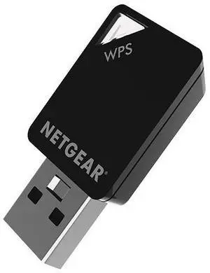 Netgear AC600 IEEE 802.11ac Wi-Fi USB Mini Adapter, A6100-10000S