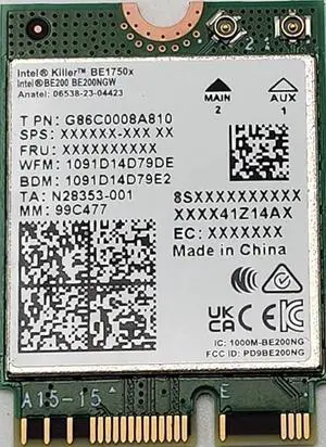 Intel Wi-Fi 7 BE200