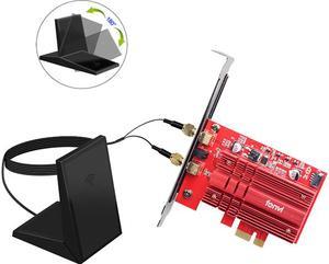 Fenvi FV-2030T Wireless Dual Band AC2030 PCI Express Intel 9260 Wifi Adapter For Desktop PC, 1730Mbps (5GHz) + 300Mbps (2.4GHz), Bluetooth 5.0, IEEE 802.11ac, Windows 10, Support MU-MIMO, 9260NGW Card