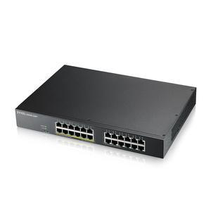 ZyXEL 24-Port Gigabit Smart Nebula Cloud Managed PoE Switch, 12 PoE+ Ports at 130W, GS1915-24EP