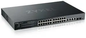 ZyXEL XMG1930-30 24-Port 2.5G Multi-Gigabit L3 Smart Nebula Cloud Managed Switch with 2x 10G SFP+ Uplinks and 4x 10G Ethernet