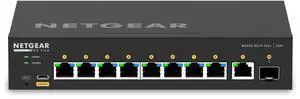 Netgear AV Line M4250-9G1F-PoE+ 8x1G PoE+ 110W 1x1G and 1xSFP Managed Switch, GSM4210PD-100NAS