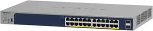 Netgear GS724TP 24-Port Gigabit Ethernet PoE+ Smart Switch with 2x SFP Ports (190W), Optional Insight Cloud Management, GS724TP-300NAS