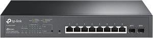 TP-Link TL-SG2210MP | Jetstream 10 Port Gigabit Smart Managed PoE Switch | 8 PoE+ Ports @ 150W, 2 SFP Slots | Omada SDN Integrated | PoE Recovery | IPv6 | Static Routing | Limited Lifetime Protection