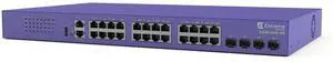 Extreme Networks - X435 switch 24x10/100/1000BASE-T PoE+ full/half-duplex ports, 4x1G/2.5G unpopulated SFP ports, 1 AC PSU, ExtremeXOS Value Edge license | X435-24P-4S