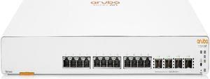 HPE Instant On 1960 12-Port 10Gb Aggregator Smart-Managed Layer 2+ Ethernet Switch | 12x 10GBase-T + 4X SFP+ Uplink Ports | Stackable | US Cord (JL805A#ABA)